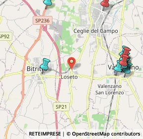 Mappa Via Virgilio Chini, 70129 Bari BA, Italia (2.97077)