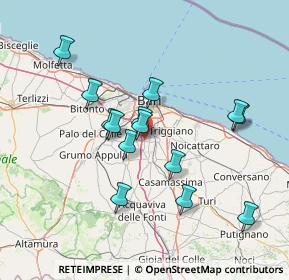 Mappa Via Virgilio Chini, 70129 Bari BA, Italia (14.065)