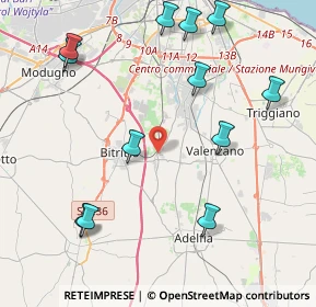 Mappa Via Virgilio Chini, 70129 Bari BA, Italia (5.31583)