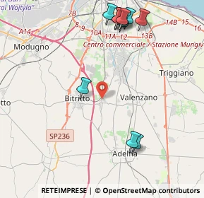 Mappa Via Virgilio Chini, 70129 Bari BA, Italia (5.32818)