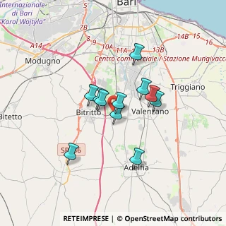 Mappa Via Virgilio Chini, 70129 Bari BA, Italia (2.67364)