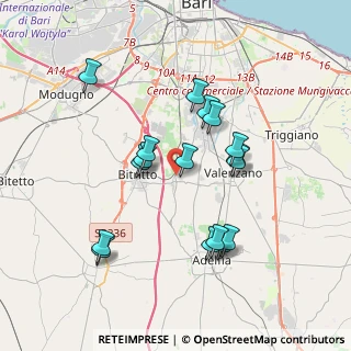 Mappa Via Virgilio Chini, 70129 Bari BA, Italia (3.67647)