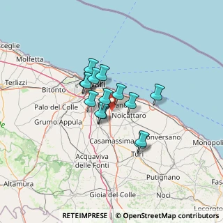 Mappa 70010 Capurso BA, Italia (9.44429)