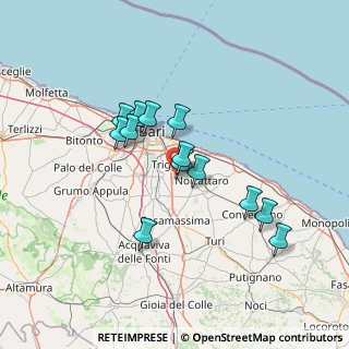Mappa 70010 Capurso BA, Italia (12.45692)