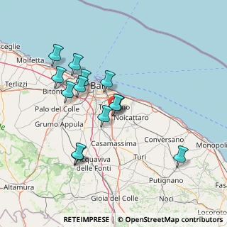 Mappa 70010 Capurso BA, Italia (14.70923)