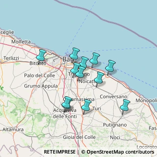 Mappa 70010 Capurso BA, Italia (12.0425)
