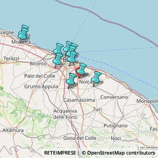 Mappa Via Alcide de Gasperi, 70010 Capurso BA, Italia (12.62833)
