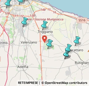 Mappa 70010 Capurso BA, Italia (6.1425)