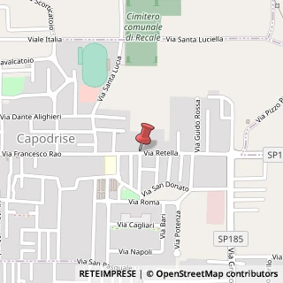 Mappa Via retella 1, 81020 Capodrise, Caserta (Campania)