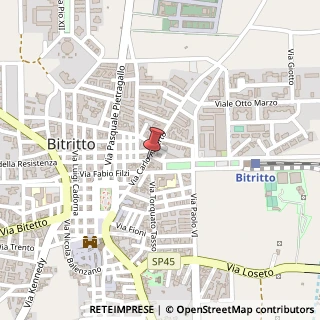 Mappa Via Carlo Alberto, 55, 70020 Bitritto, Bari (Puglia)