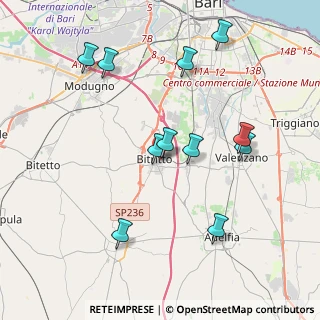 Mappa Via Bachelet, 70020 Bitritto BA, Italia (4.28455)