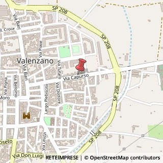 Mappa Via Capurso, 120/A, 70010 Valenzano, Bari (Puglia)