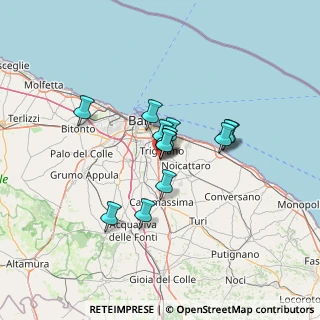 Mappa Via Santo Carlo, 70100 Capurso BA, Italia (9.52692)