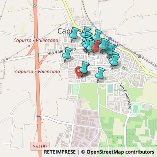 Mappa Via Santo Carlo, 70100 Capurso BA, Italia (0.4065)