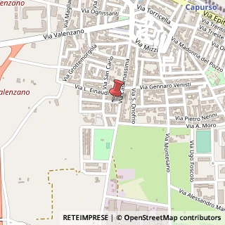 Mappa Via Enrico de Nicola, 7, 70010 Capurso, Bari (Puglia)
