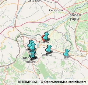 Mappa Via Orazio Flacco, 85024 Lavello PZ, Italia (11.656)