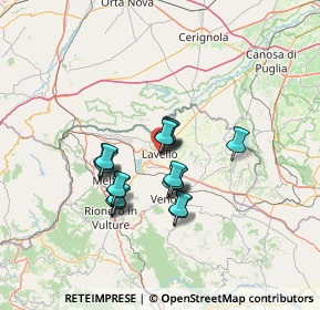 Mappa Via Orazio Flacco, 85024 Lavello PZ, Italia (10.849)