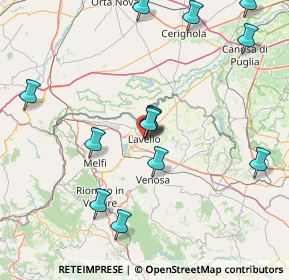 Mappa Via Orazio Flacco, 85024 Lavello PZ, Italia (18.85231)