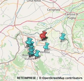 Mappa Via Balda, 85024 Lavello PZ, Italia (11.43133)