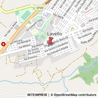 Mappa Via Balda, 10, 85024 Lavello, Potenza (Basilicata)