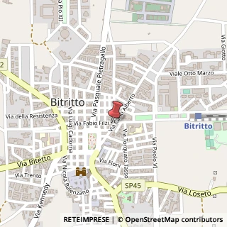 Mappa Via Carlo Alberto, 28, 70020 Bitritto, Bari (Puglia)