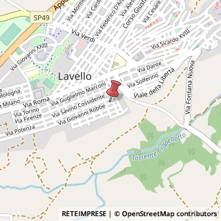 Mappa Via Mercadante, 30, 85024 Lavello, Potenza (Basilicata)