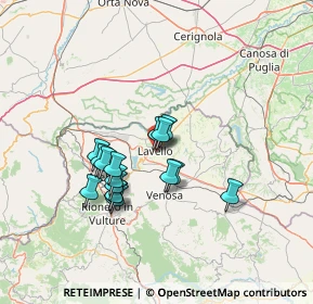 Mappa Via Alessandro Volta, 85024 Lavello PZ, Italia (11.93063)