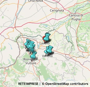 Mappa Via Alessandro Volta, 85024 Lavello PZ, Italia (10.299)