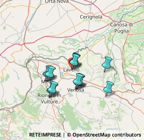 Mappa Via Alessandro Volta, 85024 Lavello PZ, Italia (10.90188)