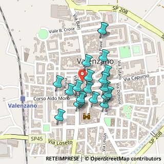 Mappa Via Borgo d'Aloia, 70010 Valenzano BA, Italia (0.1915)