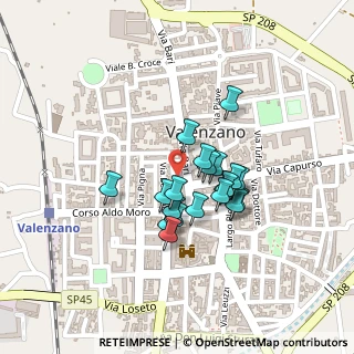 Mappa Via Borgo d'Aloia, 70010 Valenzano BA, Italia (0.1705)