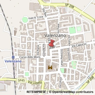 Mappa Via Bari,  46, 70010 Valenzano, Bari (Puglia)