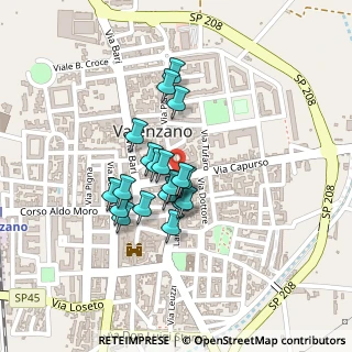 Mappa Via Trento, 70010 Valenzano BA, Italia (0.166)