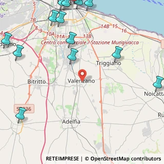 Mappa Via Trento, 70010 Valenzano BA, Italia (7.26467)