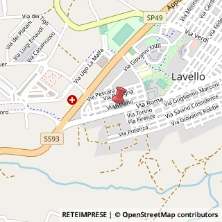 Mappa Via Roma, 114, 85024 Lavello PZ, Italia, 85024 Lavello, Potenza (Basilicata)