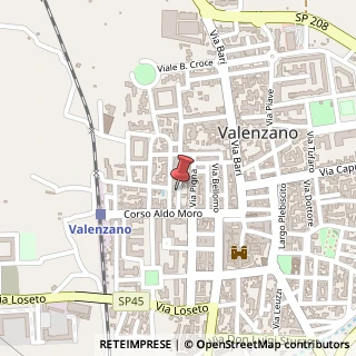 Mappa Via Armando Diaz, 5, 70010 Valenzano, Bari (Puglia)