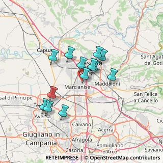 Mappa Via Goffredo Mameli, 81020 Capodrise CE, Italia (6.15538)