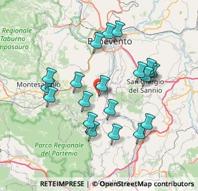 Mappa Via Cretazzo, 82014 Ceppaloni BN, Italia (7.441)