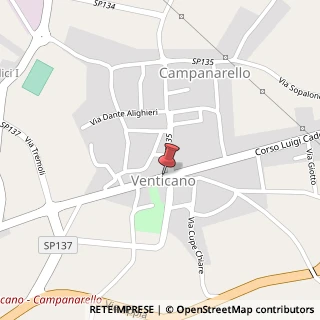Mappa Corso L. Cadorna, Cardona, 83030 Venticano, Avellino (Campania)