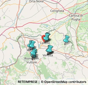 Mappa Via dei Ciclamini, 85024 Lavello PZ, Italia (10.34563)