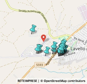 Mappa Via dei Ciclamini, 85024 Lavello PZ, Italia (0.45926)