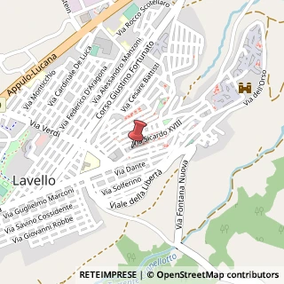 Mappa Corso Vittorio Emanuele II, 192, 85024 Lavello, Potenza (Basilicata)