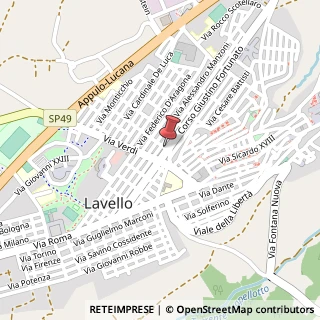 Mappa Corso Giustino Fortunato, 136, 85024 Lavello, Potenza (Basilicata)