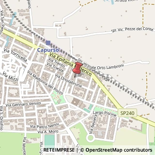 Mappa Via Camillo Benso Cavour, 7, 70010 Capurso, Bari (Puglia)