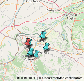 Mappa Via Giosuè Carducci, 85024 Lavello PZ, Italia (11.83944)