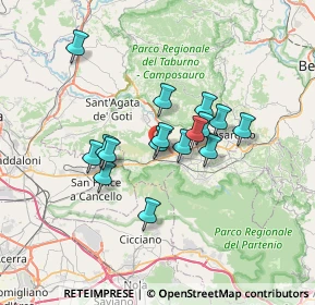 Mappa Str. Vicinale Colunni, 82011 Airola BN, Italia (5.61313)