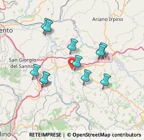 Mappa Via San Leonardo, 83036 Mirabella Eclano AV, Italia (6.97091)