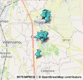 Mappa Via Pappacoda, 70010 Capurso BA, Italia (1.37188)