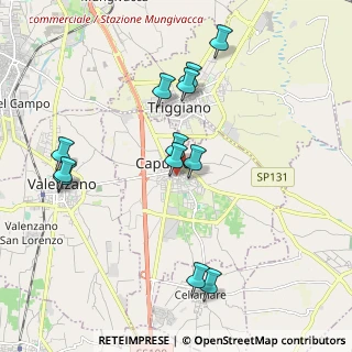 Mappa Via Pappacoda, 70010 Capurso BA, Italia (2.145)
