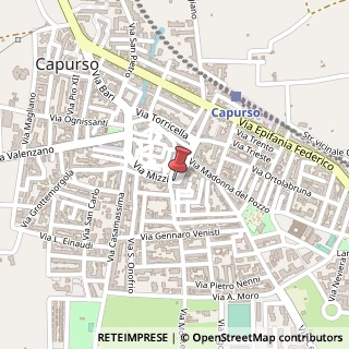 Mappa Via Montesano, 8/D, 70010 Capurso, Bari (Puglia)